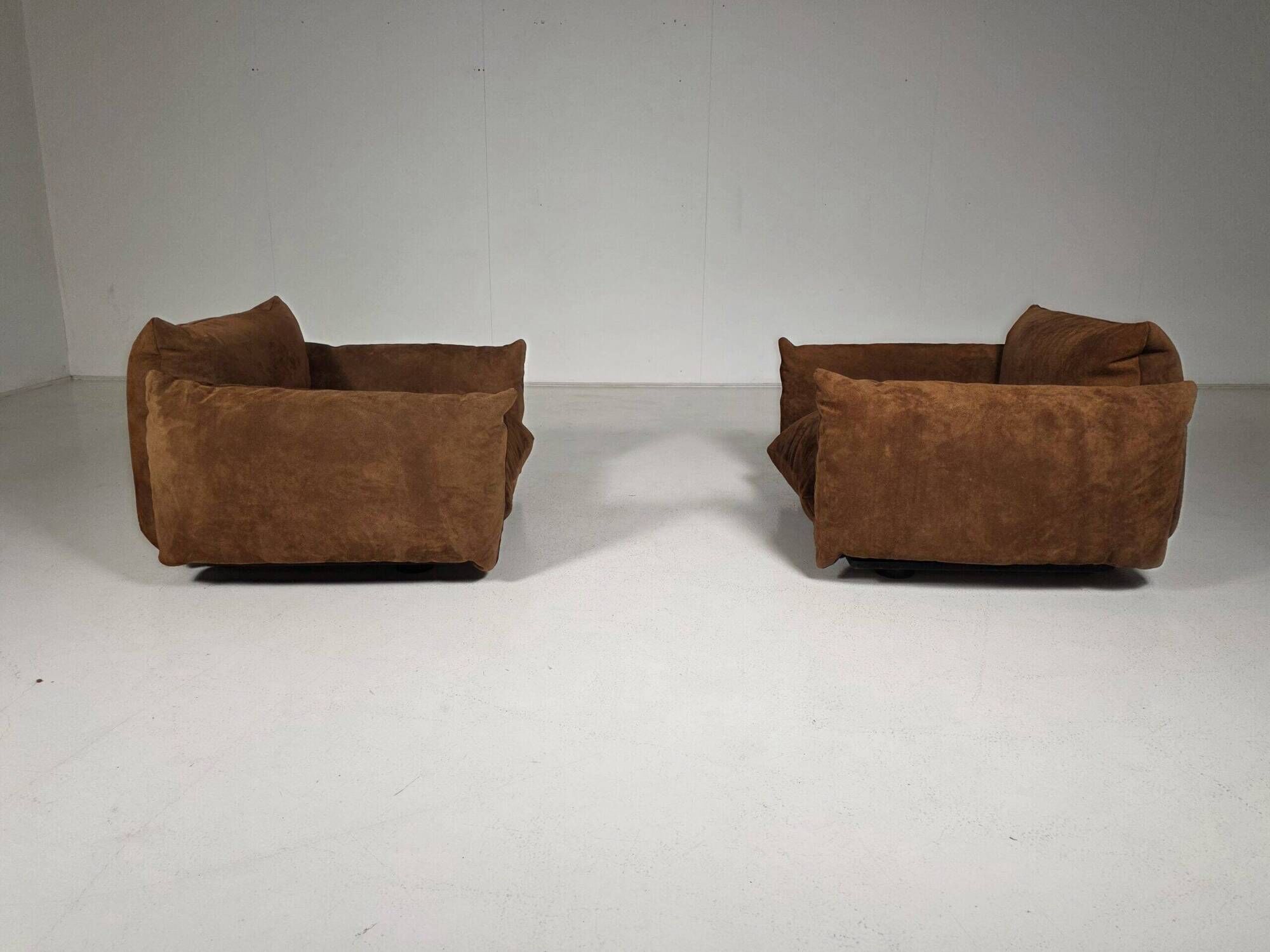 Pair of Marenco lounge chairs by Mario Marenco for Arflex, 1970s