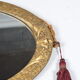 Miroir ovale art déco 55x31cm