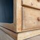 Large solid oak desk