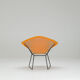 Diamond Chair – Yellow Upholstery - Harry Bertoia