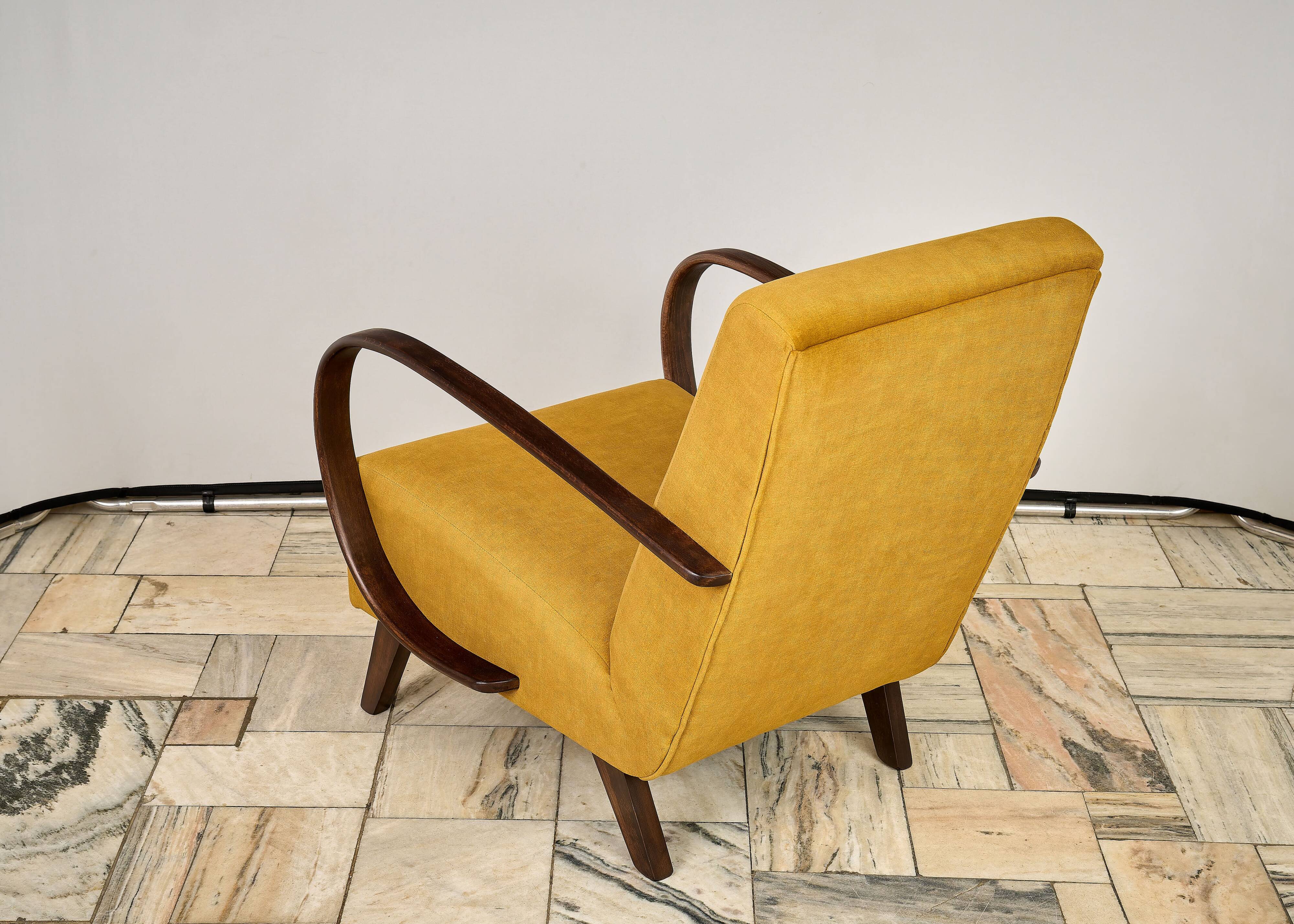 H 410 armchair designed by Jindrich Halabala, Czechoslovakia