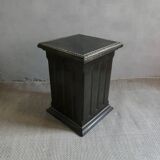 Napoleon III saddle column, blackened wood and bronze, 19th century