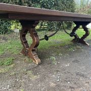 Large antique table in Spanish Baroque style