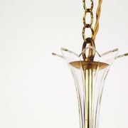 Medium sized crystal glass ‘Tole’ chandelier light by Palwa, Germany 1970’s
