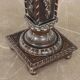 Old neo-Renaissance style column in carved wood Italy 20th Century