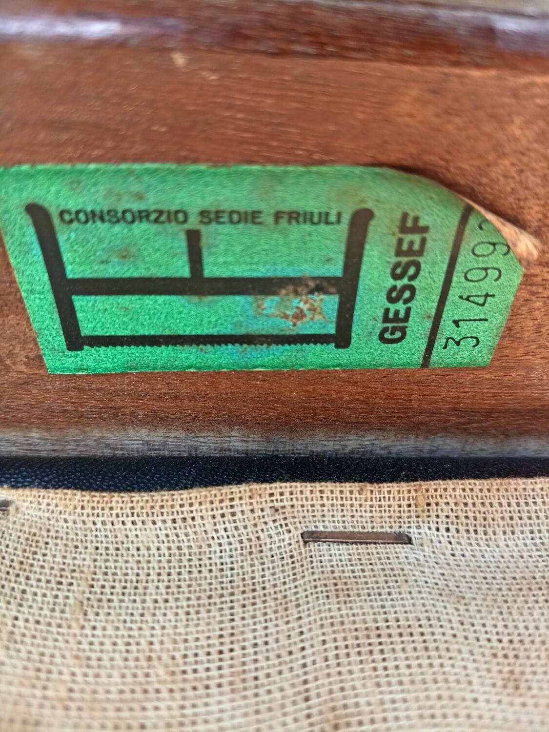 Vintage teak table and chairs