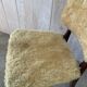 Chaise moumoute vintage