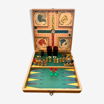 Coffret de jeux vintage