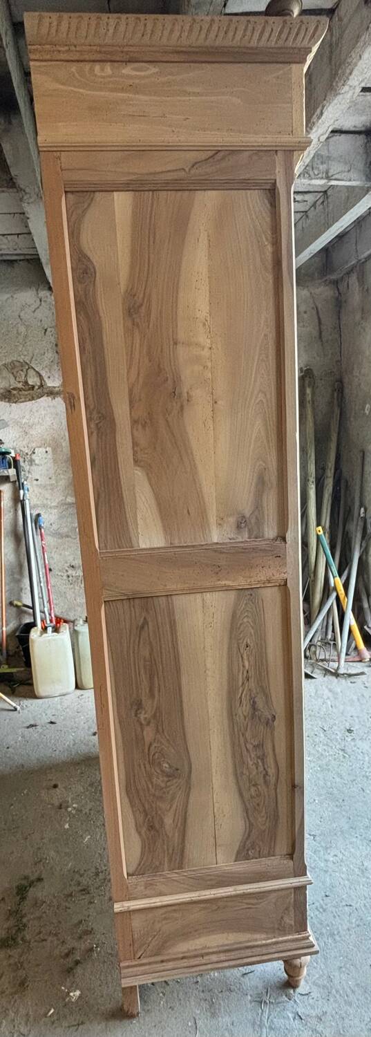 Natural wood walnut cabinet