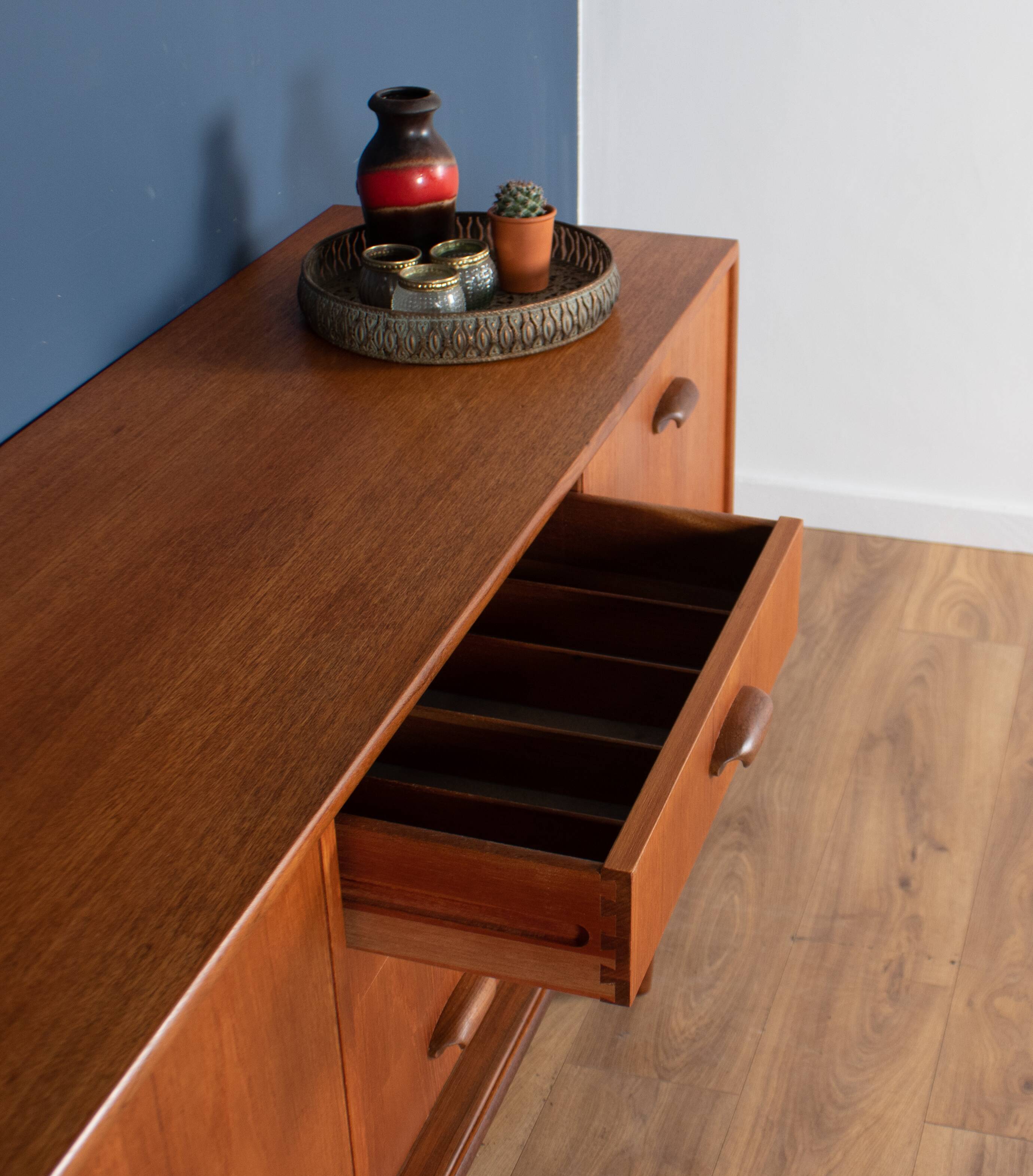 Retro teak 1960s long g plan scandi mid century sideboard