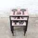 Nesting tables - metal and ceramic from Dour 1960