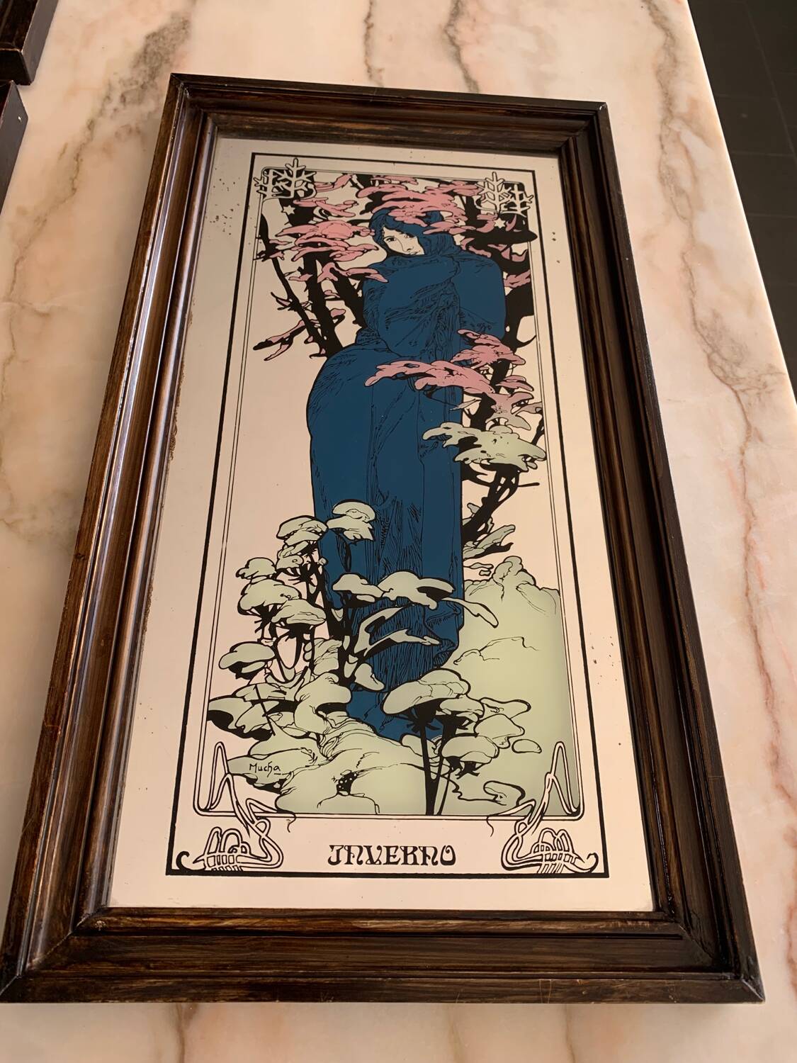 Alphonse Mucha mirrors “The 4 seasons”