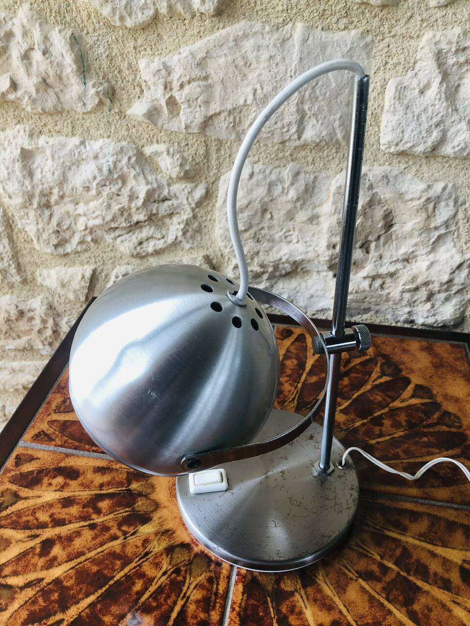 Vintage eyeball table lamp circa 1970s