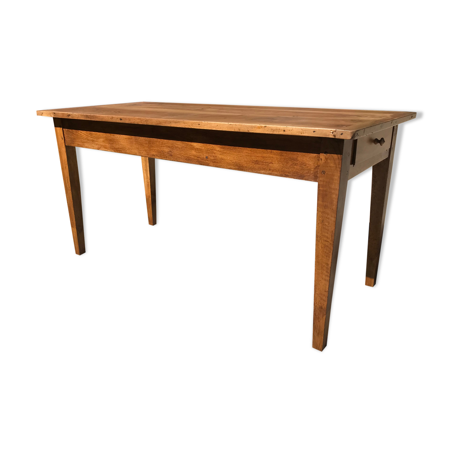 Restored walnut farm table