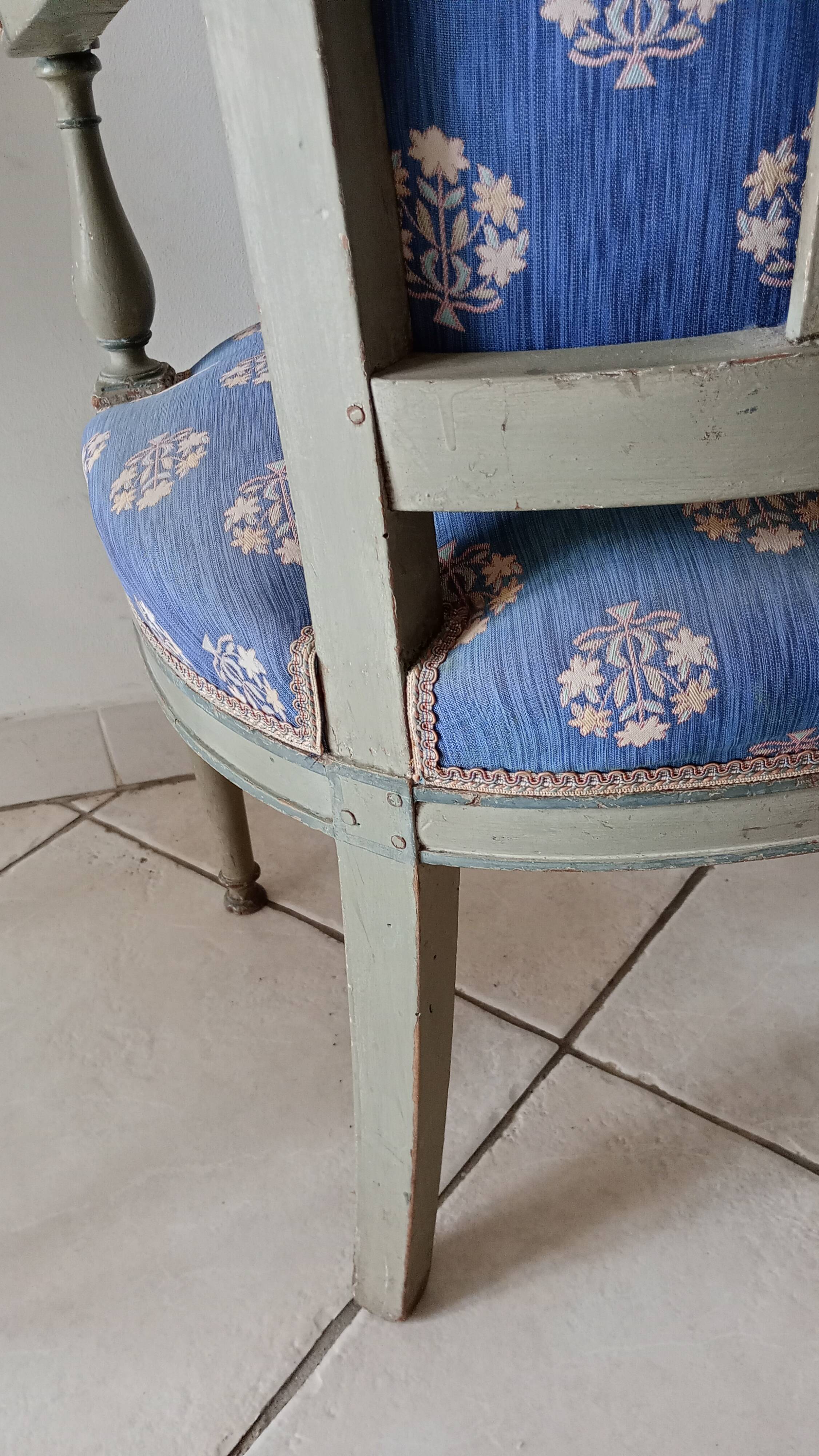 pair of Directoire armchairs