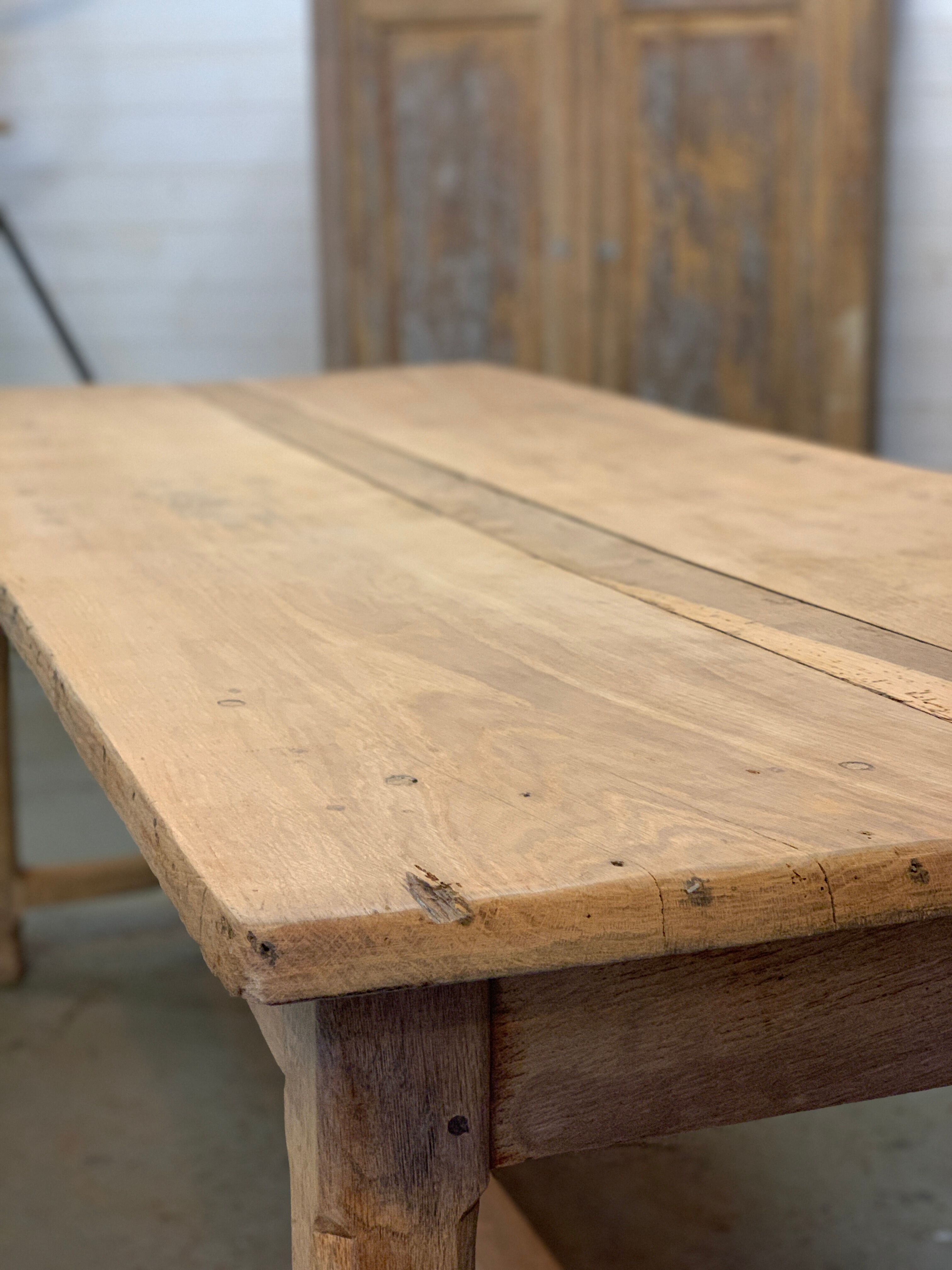Walnut farmhouse table 1920