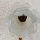 Glass paste flower applique