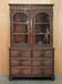 19th-century Anglo-Indian colonial hardwood library on a chest of drawers.