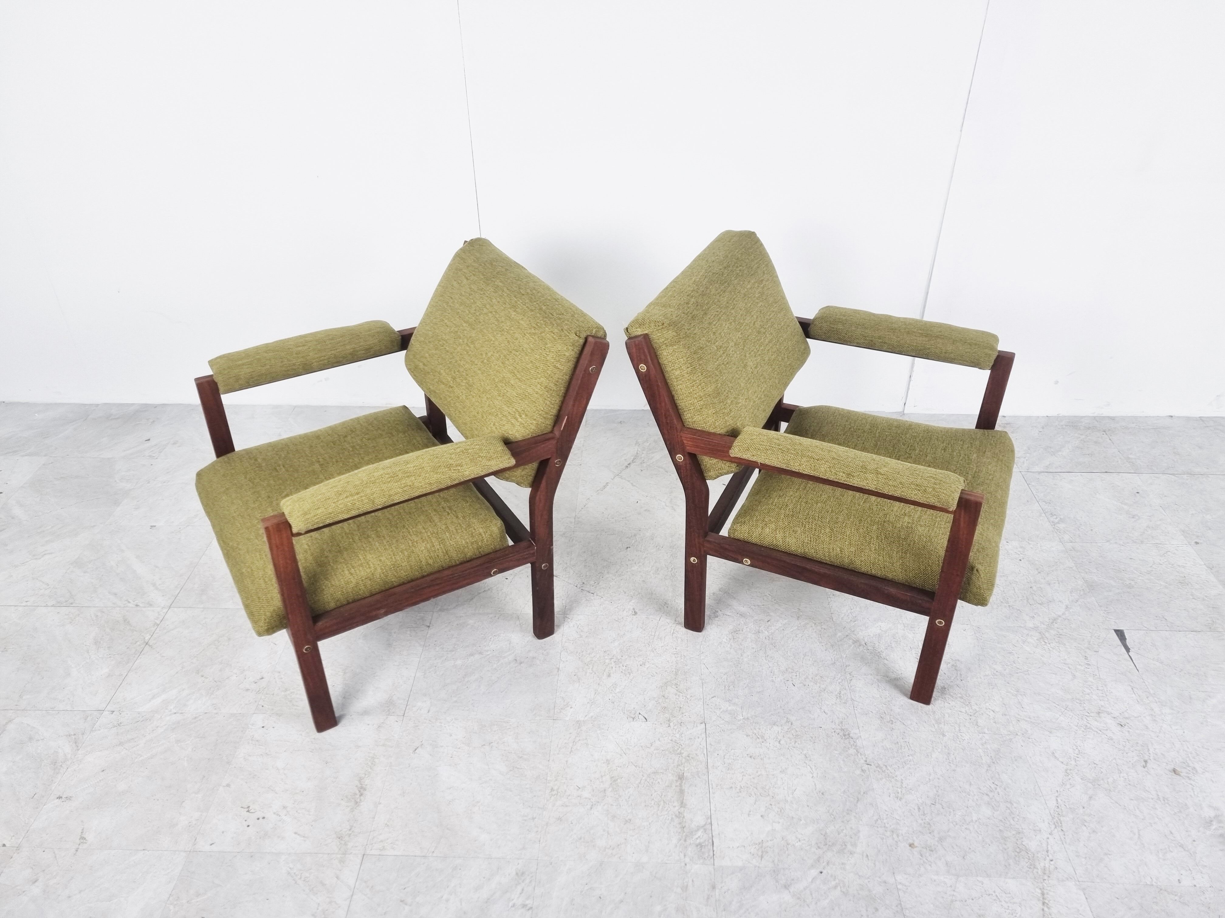 Pair of mid century armchairs by Pastoe, 1960s