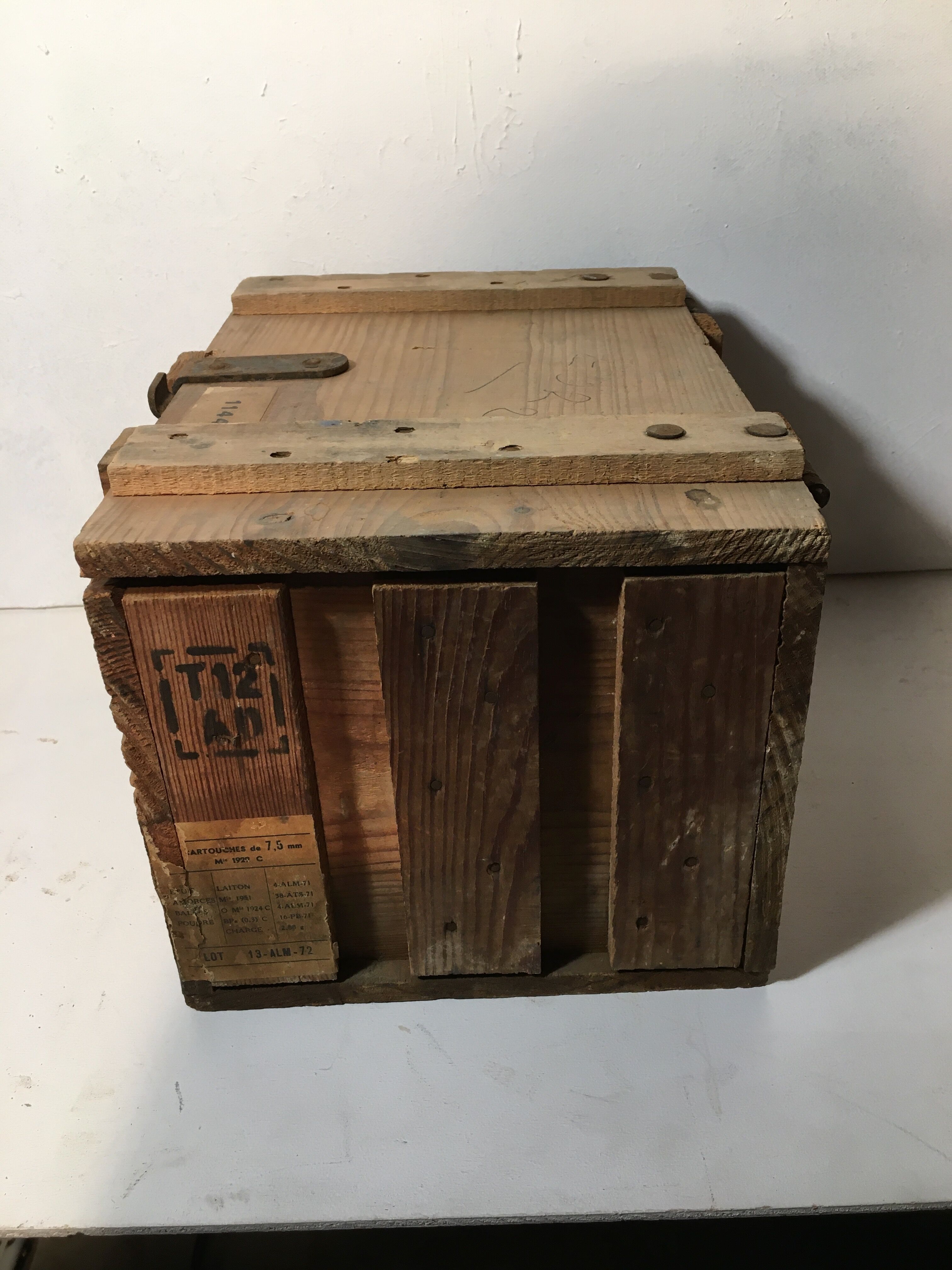 Wooden military box 1972