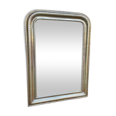 Louis Philippe period mirror with gold leaf
