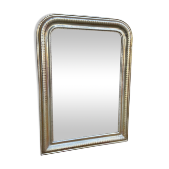 Miroir époque Louis Philippe à la feuille d’or