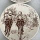 Set 6 assiettes thème Vélo manufacture St Clément
