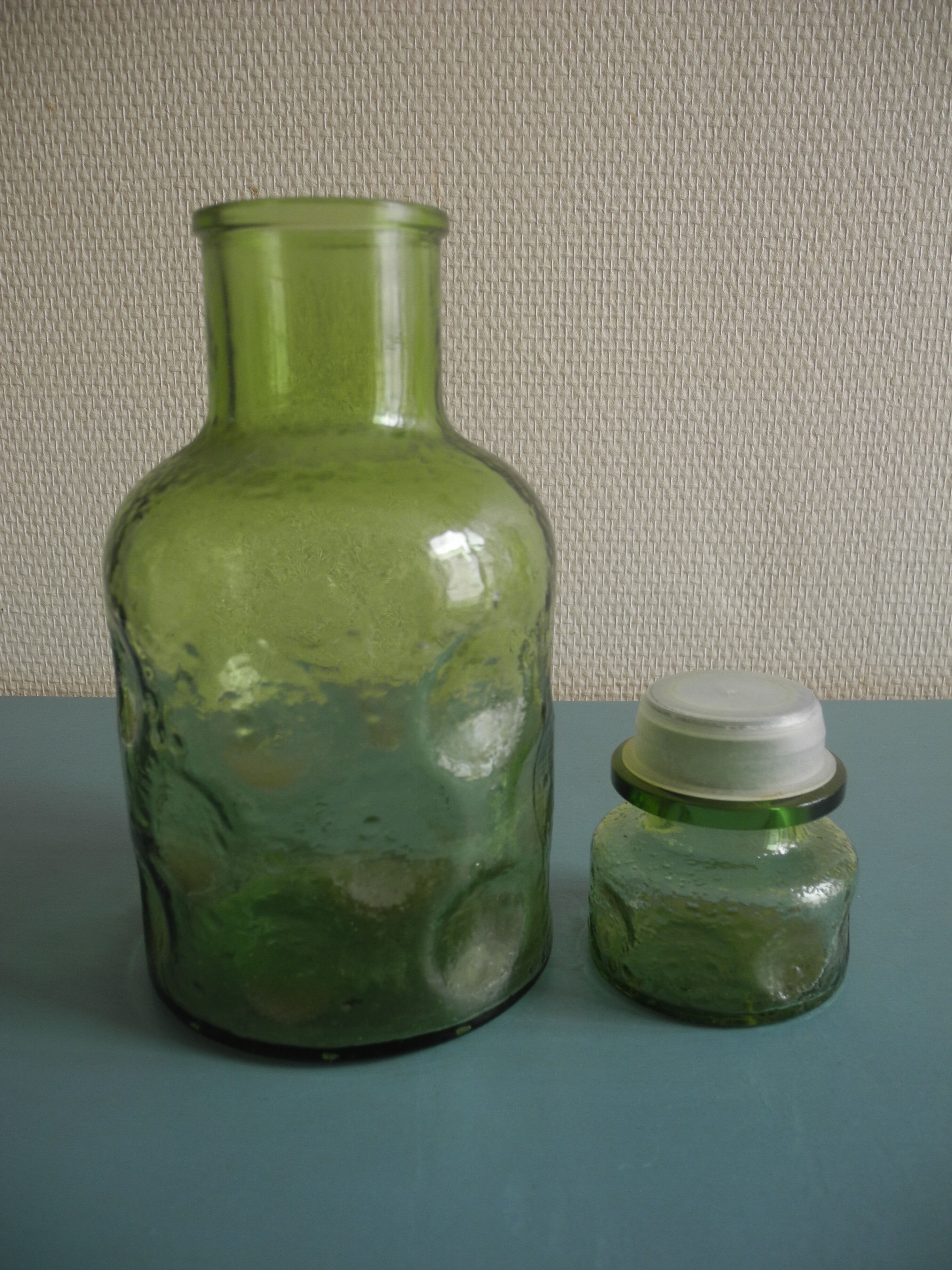 old carafe vintage bottle 70s