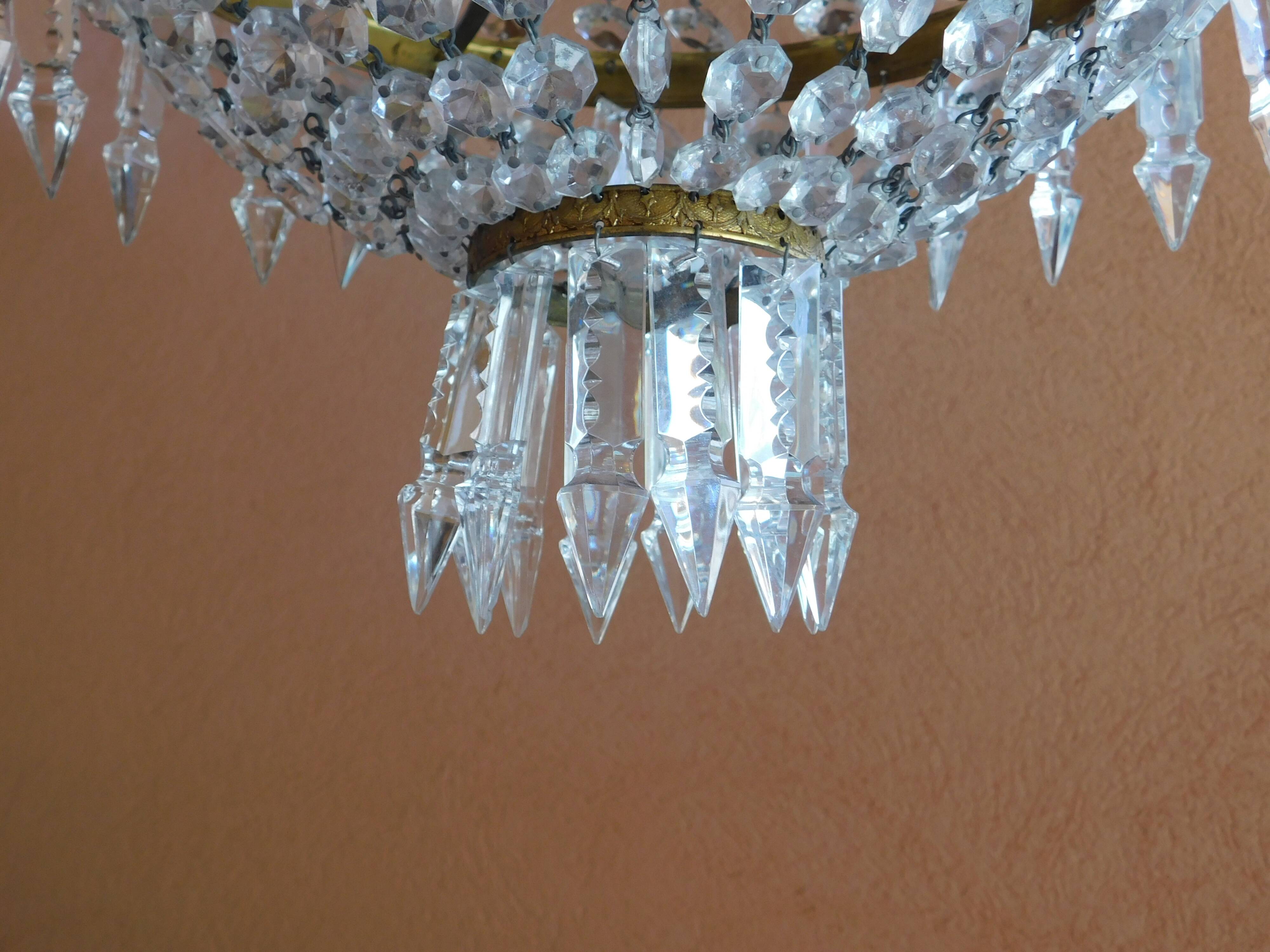 Balloon chandelier tassels ø 30 cm