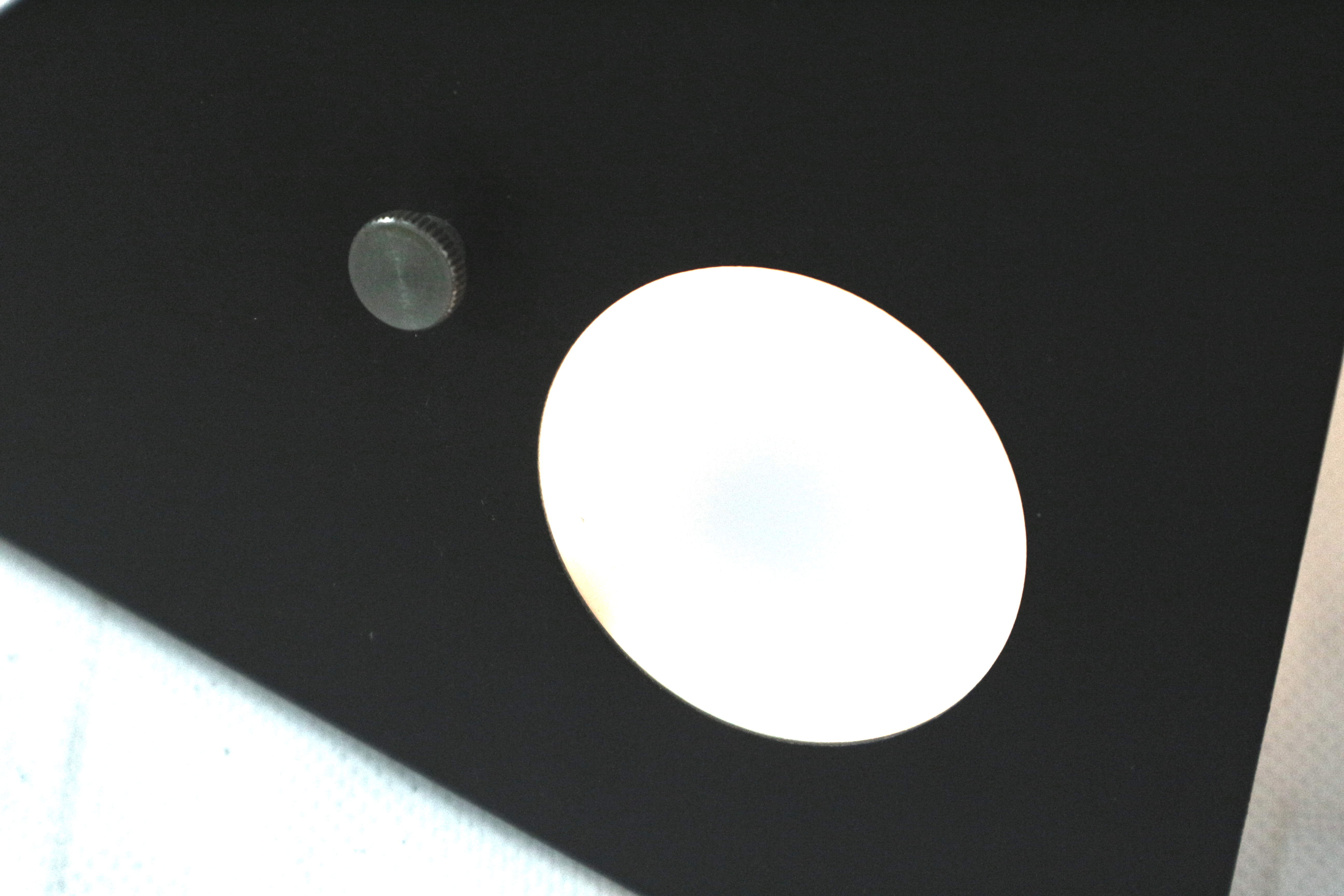 Black metal 'Night Owl' wall lamp for Raak, The Netherlands 60s