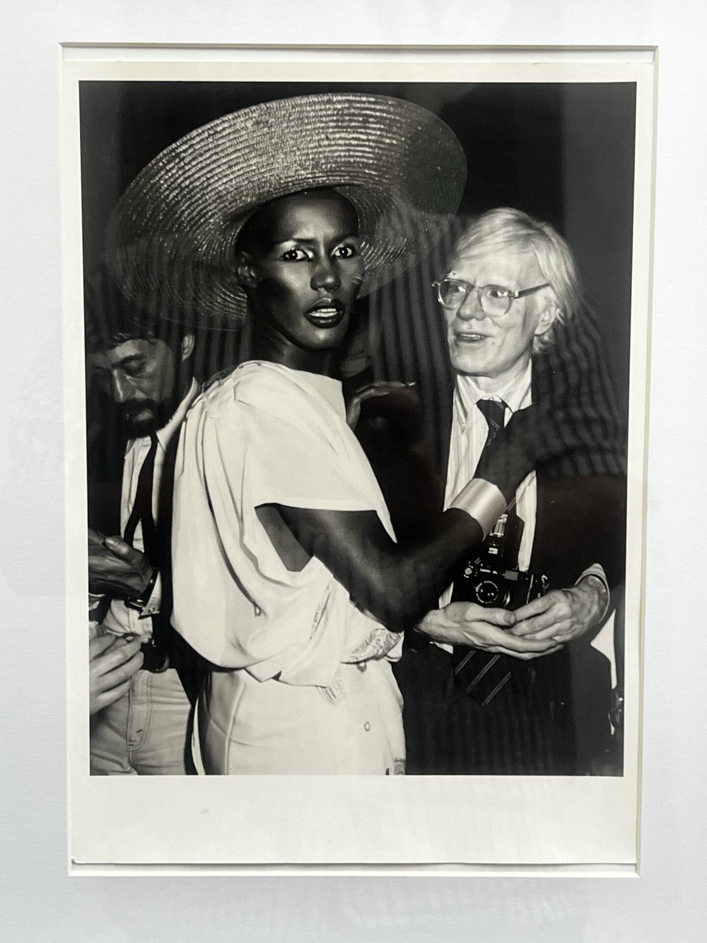 Ron Galella - Grace Jones & Andy Warhol, Studio54, 1978 Silver print