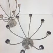 Modern Scandinavian Candleholders in Steel by M. Hagberg for Ikea, 1970s, Set of 4