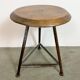 Tabouret d'atelier industriel gris, années 1960
