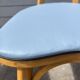 Suite 5 chaises bistrot chêne claire vernis (baumann) pied compas