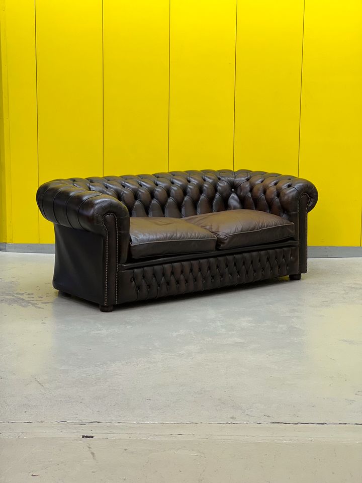 1990s Chesterfield Sofa and Chair
