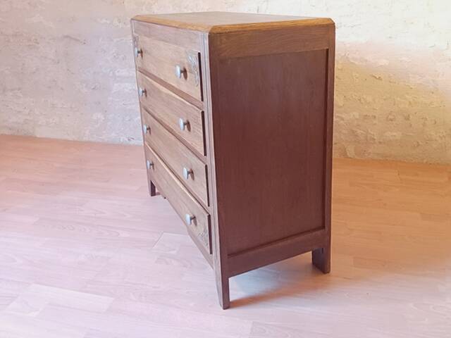 Vintage art deco chest of drawers 1940 - 1950