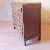 Vintage art deco chest of drawers 1940 - 1950