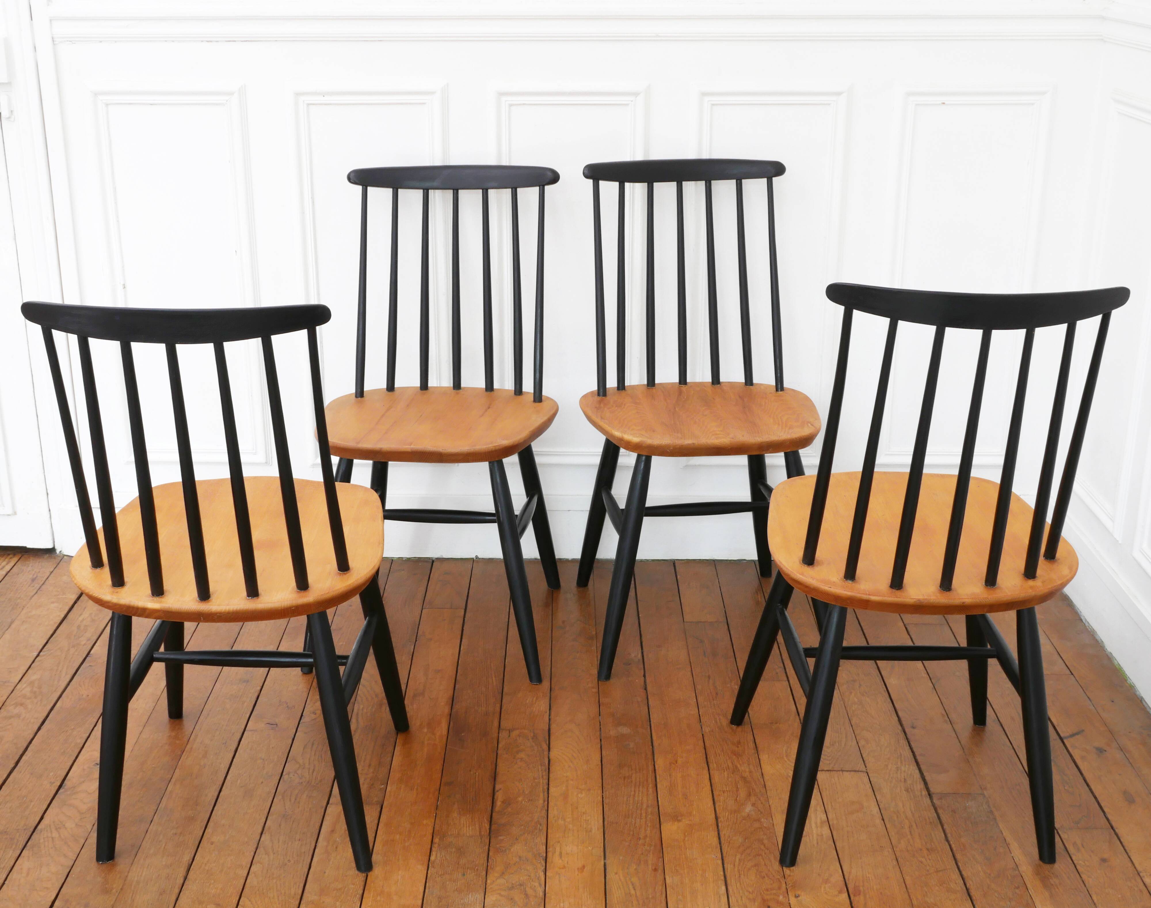 4 Vintage Chairs - Restored