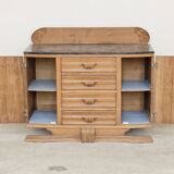 Art Deco wooden and marble sideboard from the 1950s