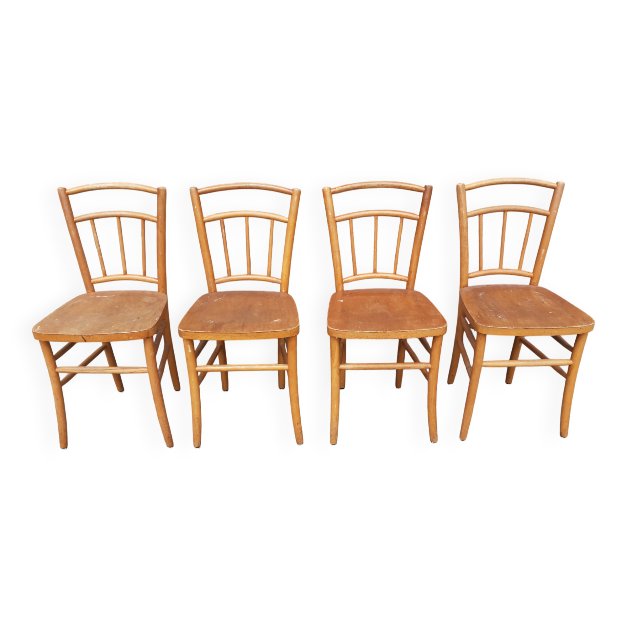 Chaises bistrot (Lot de 4 chaises)