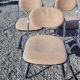 Set of 8 vintage office chairs
