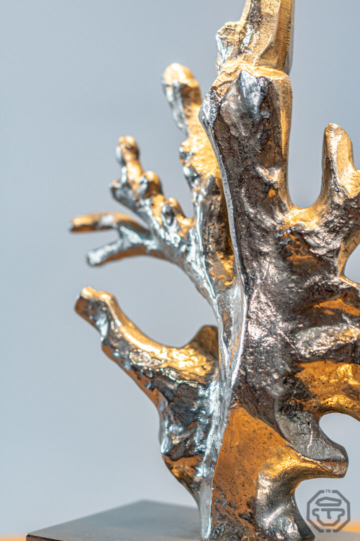 Coral Lamp by Maison Charles, bronze