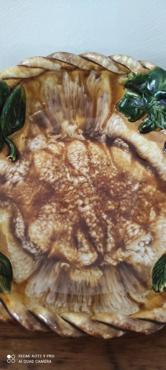 St Peter Austrian Barbotine Dish