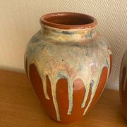 Pair of vases signed Jean Pointu