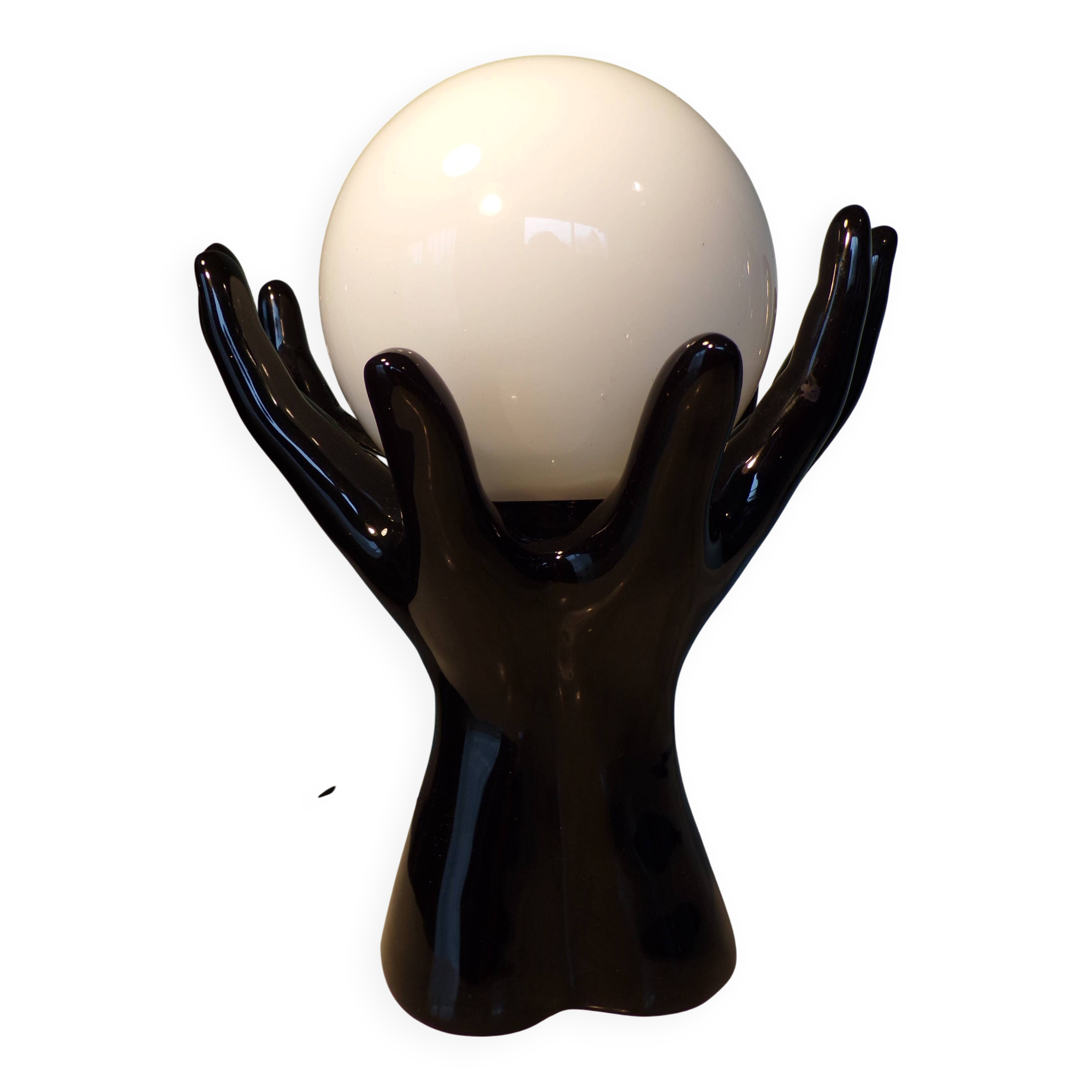 Ceramic mains lamp