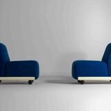 Modular "Amanta 24" sofa by Mario Bellini in premium cobalt blue, Italy 1975
