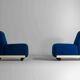 Modular "Amanta 24" sofa by Mario Bellini in premium cobalt blue, Italy 1975