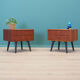 Teak bedside tables, 70s, Danish design, made in Denmark