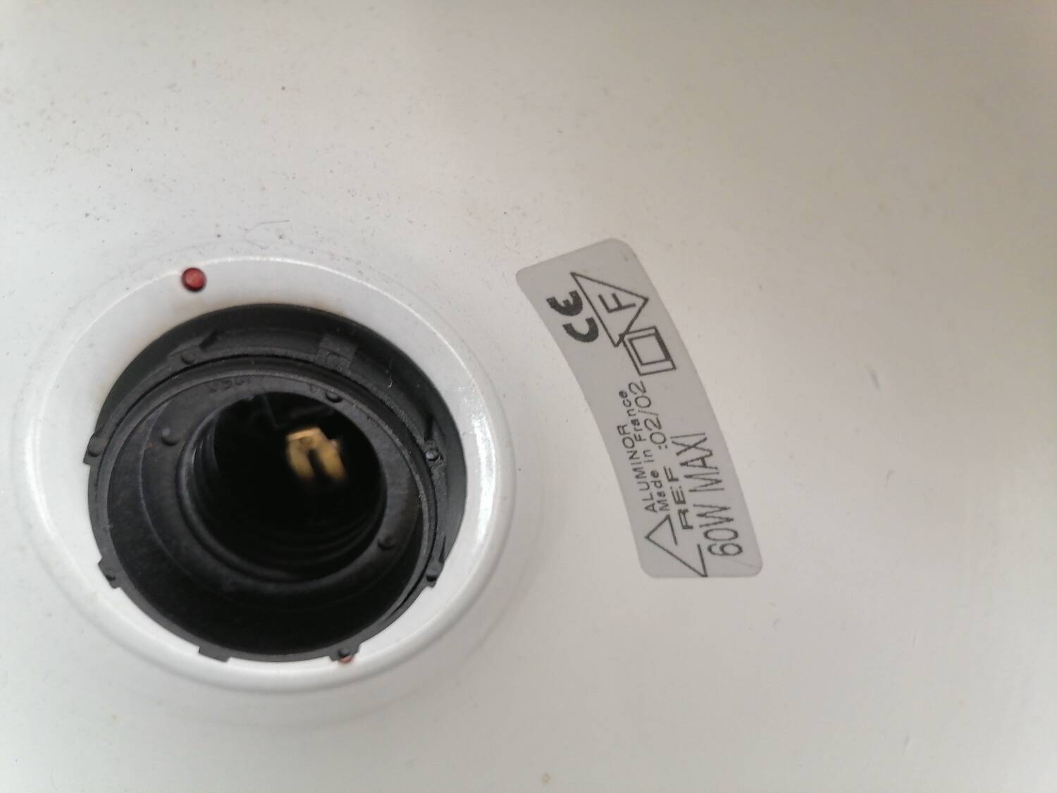 Vintage Memphis style aluminum desk lamp