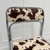 70s cow print chair